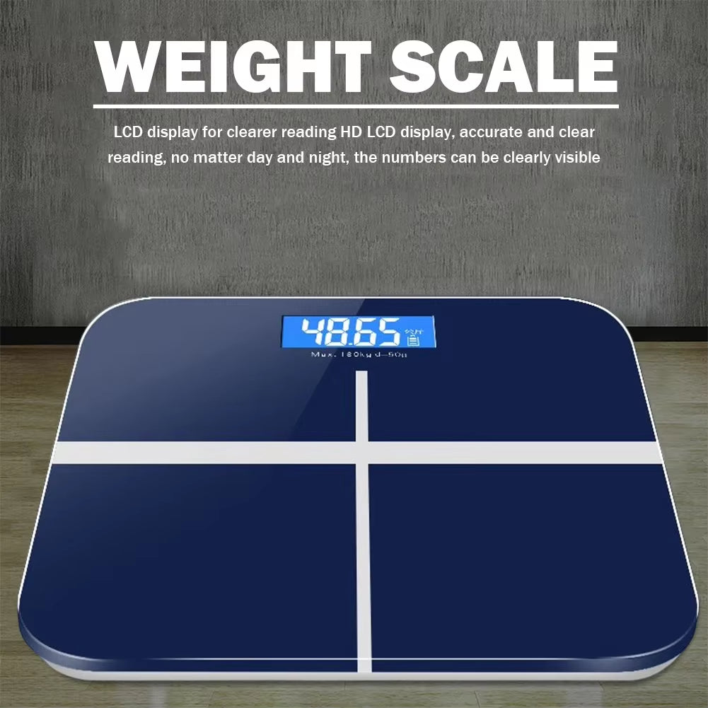 Weight Loss Weighing Device HD Display Digital Body Scale Battery-Powered for Home Office Supplies Room Temperature Measurement