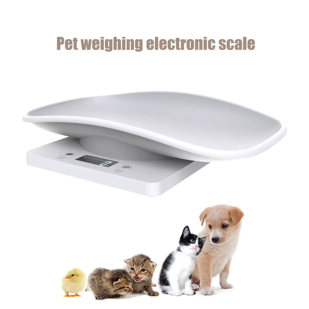 10Kg/1G Digital Small Pet Scale for Cats Dogs New Born Puppy Animal Scale Electronic Kitchen Scale Weighing Tool for Baby Infant