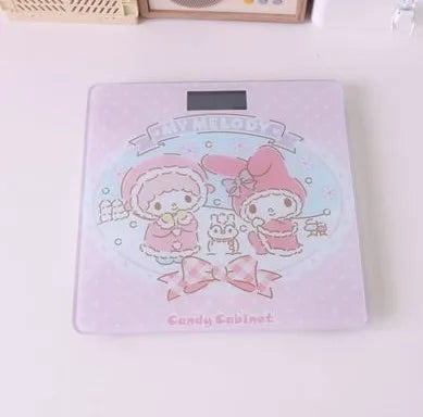 Kitty Household Electronic Scale Weight Scale Body Fat Scale BMI Adult Bathroom Healthy Weight Loss Weighing Body Scale Charging