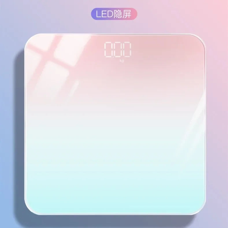 Intelligent LED Small Human Health Scale, Hidden Screen Electronic Scale, Family Bathroom Scale, Balana Body Composition Scale