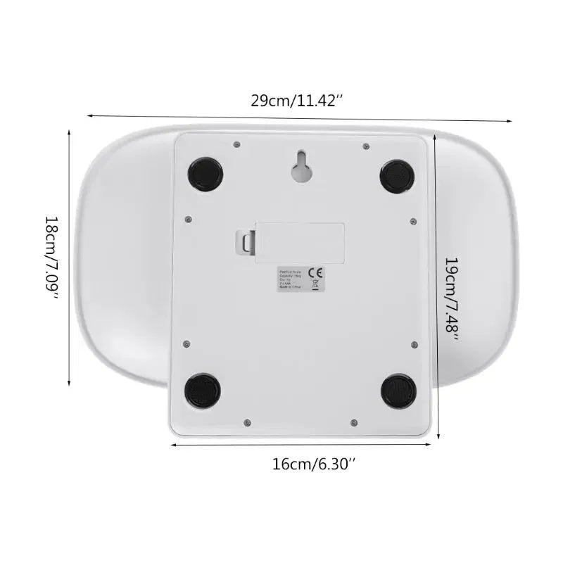 Multi-Function Pet Scale Infant Pet Body Weighing Accurately 1G-10Kg with Height Tray Perfect for Weighing Small Puppy/Cat/Dog