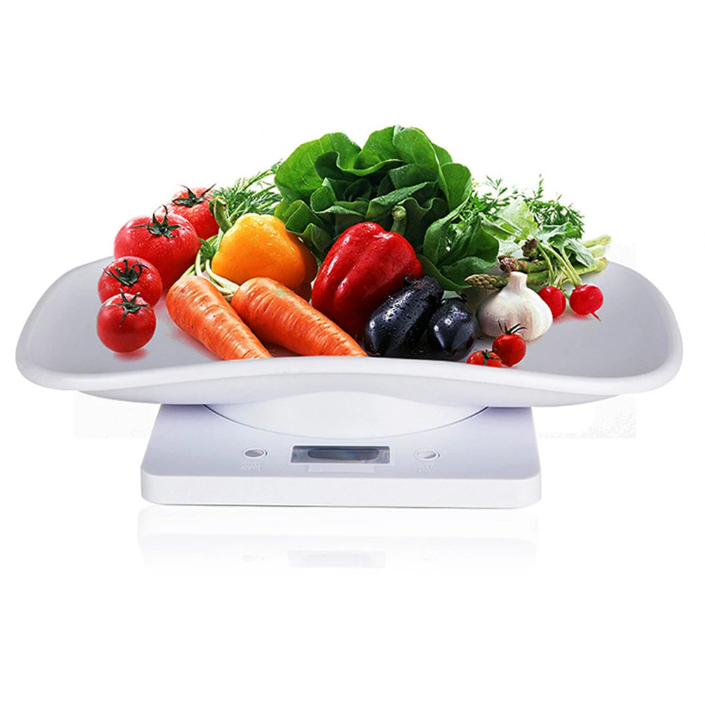 Pet Dog/Cat Electronic Scale LCD Display Pet Hospital/Kitchen Balance 29*18Cm Removable Tray Scales Max Weighing 10KG