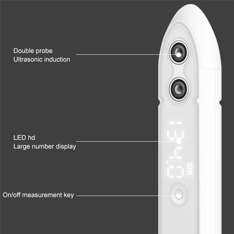 Height Measuring Stadiometer Portable Ultrasound Handheld Height Measuring Ruler with Bluetooth for Kids-B61B