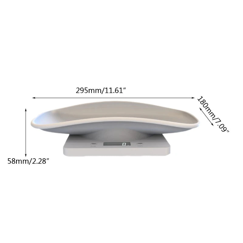 F92C Infant Pet Electronic Scale Weighing Accurately 1G-10Kg KG OZ Unit Exchange