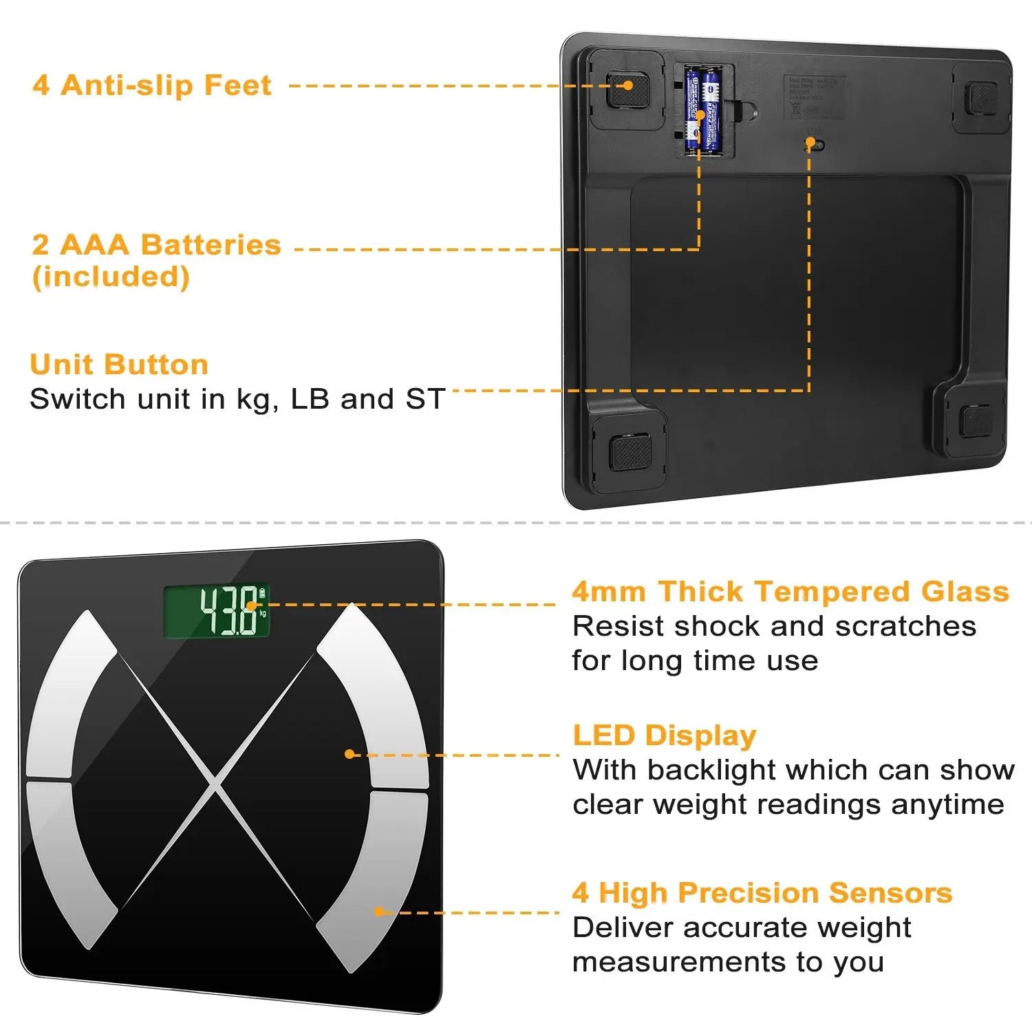 For Smart Body Composition Scale Fat Monitor Digital APP Scale BMI Health Analyzer for Valentines Gift Spring Exerciser