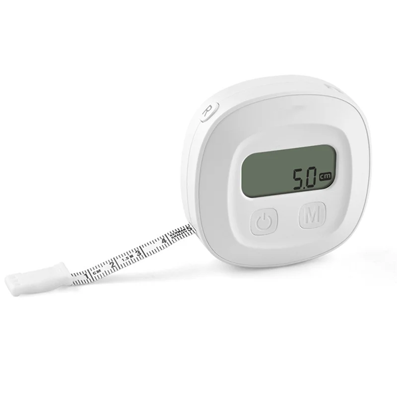 Yls-Smart Tape Measure Body with LED HD Display Auto-Retract for Unlimited Users for Waist/Hips/Arms