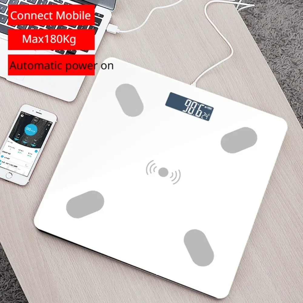 Body Weight Scale, Bluetooth APP Intelligent Scale USB Charging