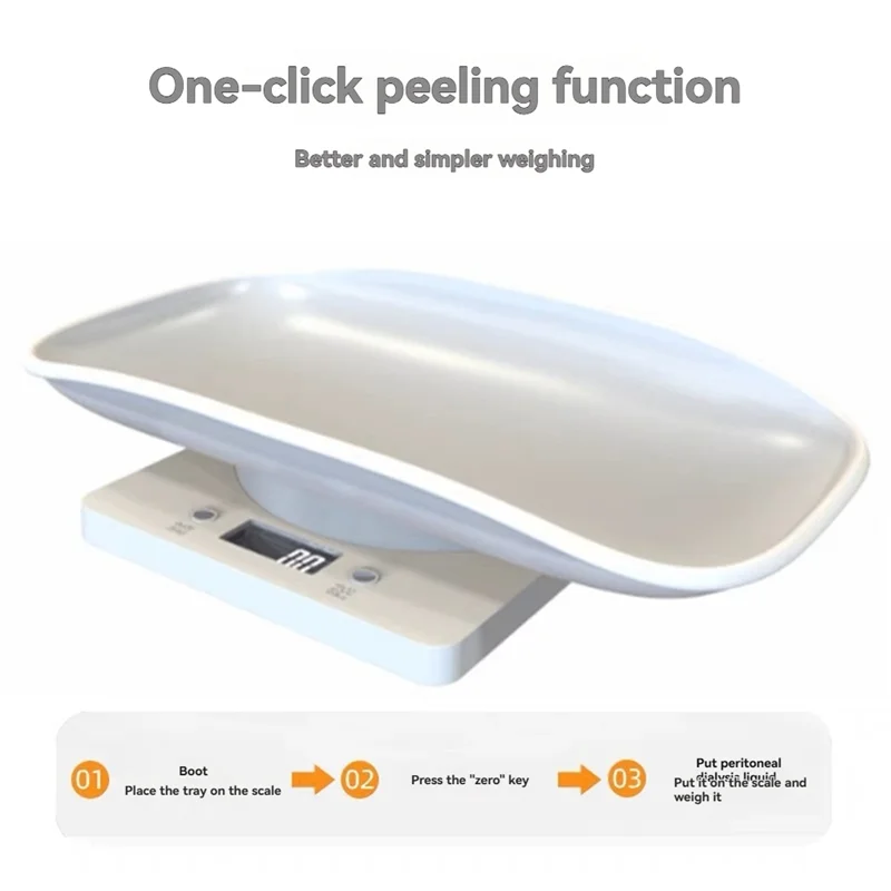 A55F-High Precision Digital Scale Weight Balance Scale Pet LCD Electronic Scale Dogs Cats Animal Weighing Tools for Baby
