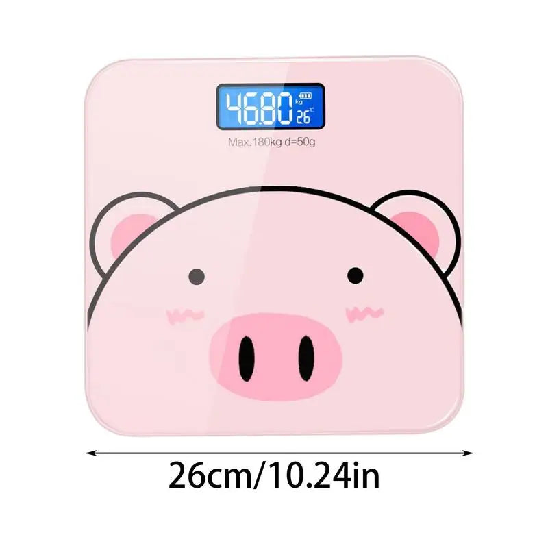 Accurate Scales for Body Weight Digital Bathroom Scale Smart Weight Scale USB Charging Automatic Weighing Scale Cartoon Body