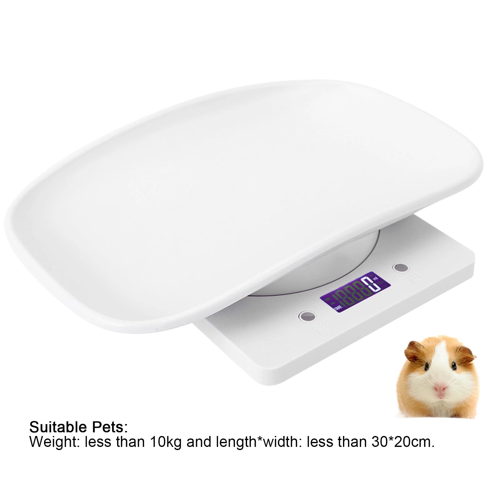 10Kg/1G Digital Small Pet Weight Scale for Cats Dogs Measure Tool Electronic Kitchen Scale Pet Scale Kitchen Scale Digital Scale