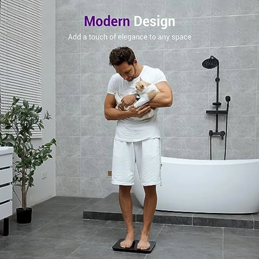 Bathroom Scales Digital Weight Topnotch Quality 450Lb Weight Scale Most Accurate to 0.05Lb Automatic Weighing Scale for Body We
