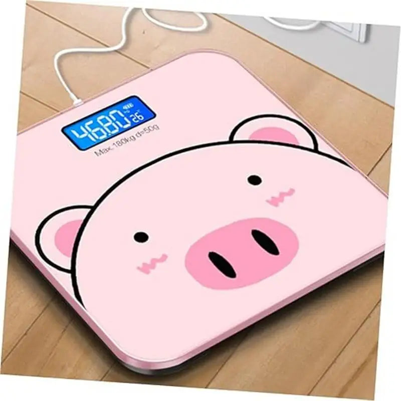 Accurate Scales for Body Weight Digital Bathroom Scale Smart Weight Scale USB Charging Automatic Weighing Scale Cartoon Body
