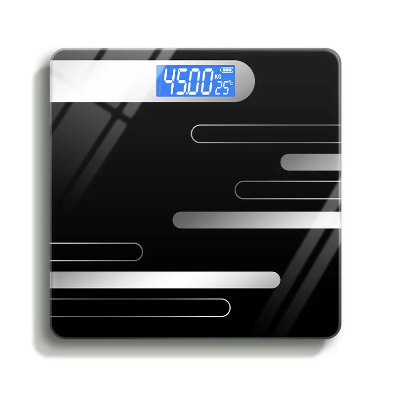 Phone App Connecting Digital Scale Body Weight Gradients Color Bathroom Scale Floor Scales Glass Weighing Scales USB Recharging