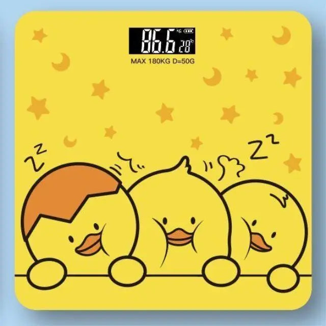 Electronics Weighing Smart Charging Weight Scales for Home Small Cute Student Dormitory Weights for Adult Precision Body Scales