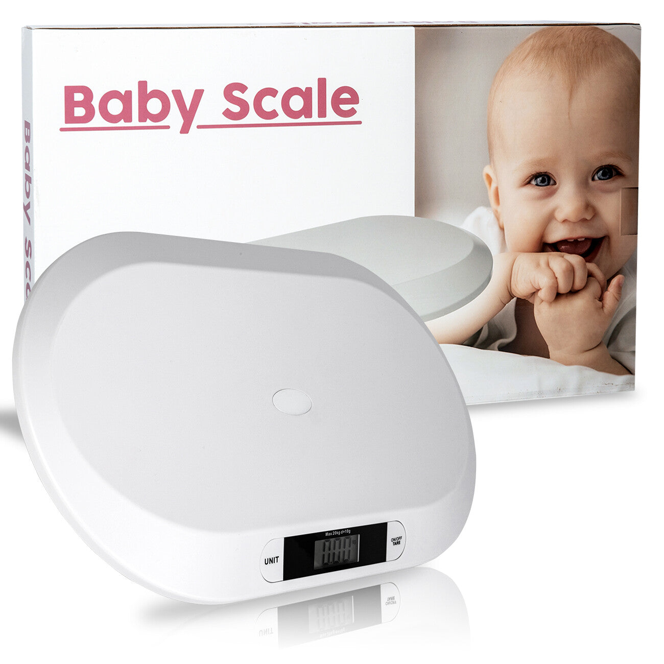 20Kg / 44Lb Capacity Digital Pet Baby Newborns Weighing Scale LCD Display ABS US