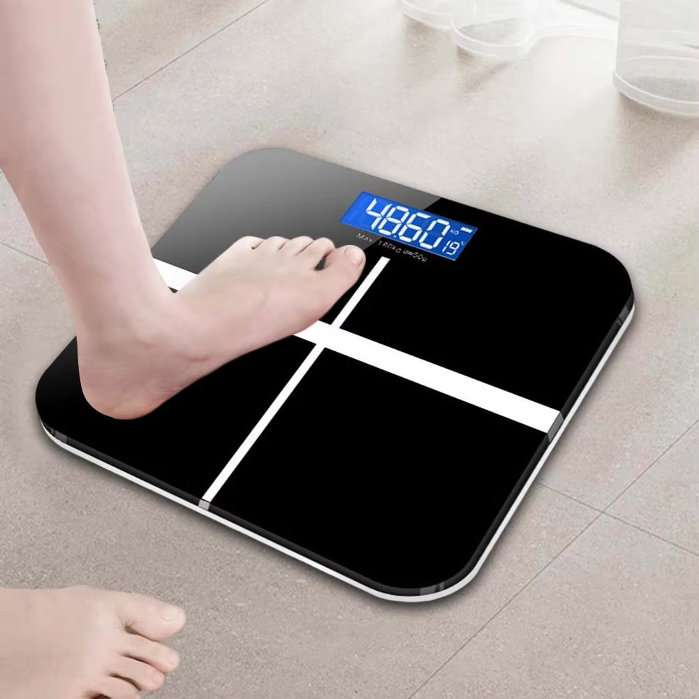 Weight Loss Weighing Device HD Display Digital Body Scale Battery-Powered for Home Office Supplies Room Temperature Measurement