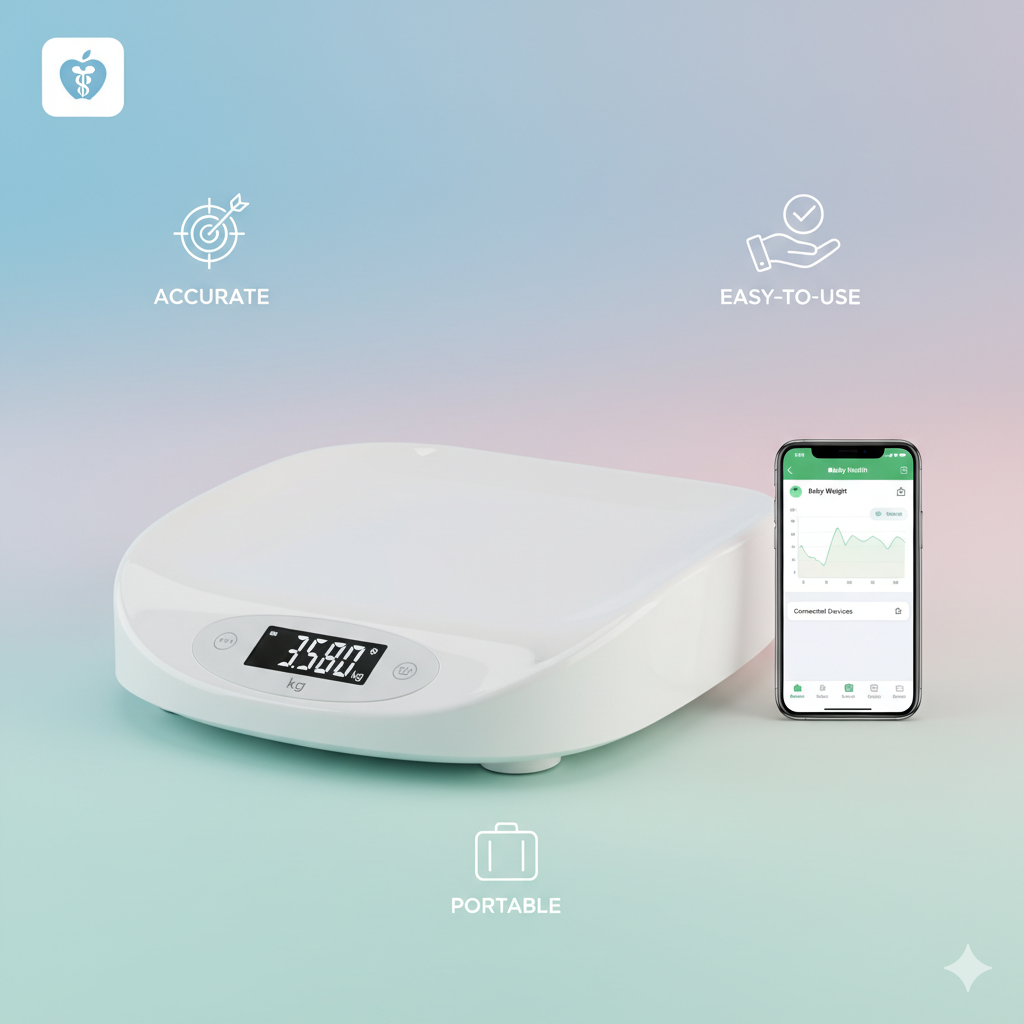 Apple Health Compatible Baby Scales