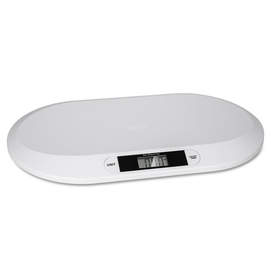 20Kg / 44Lb Capacity Digital Pet Baby Newborns Weighing Scale LCD Display ABS US