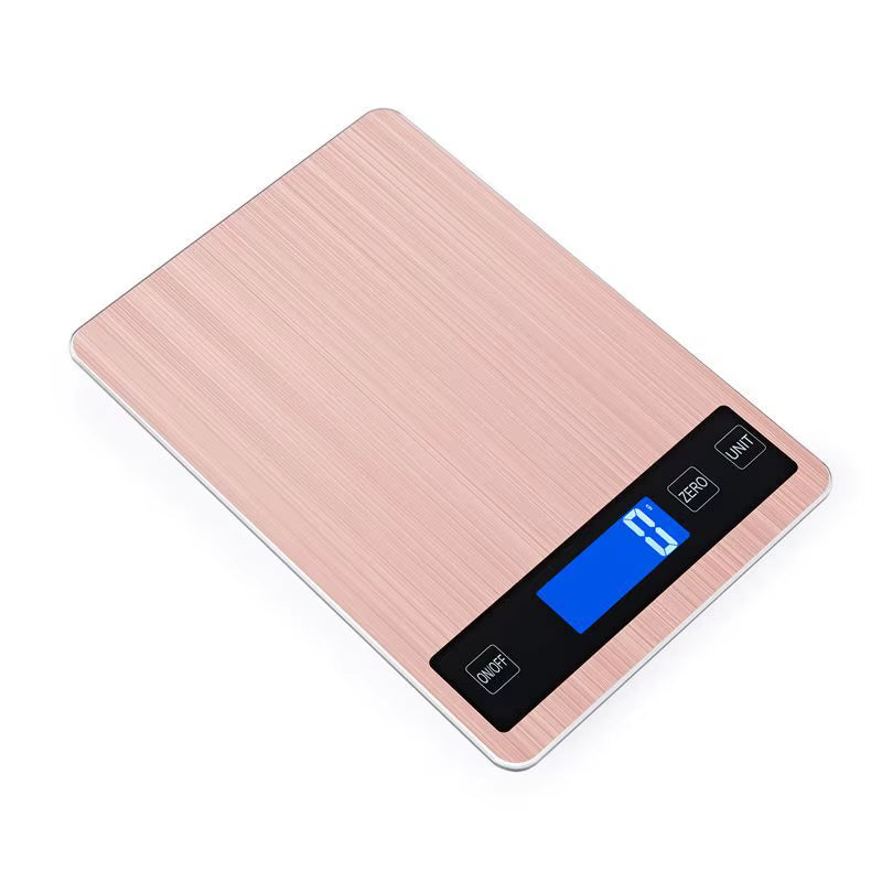 Stainless Steel Kitchen Scale,Greater Goods Gray Food Scale,Digital Display Show Weight in G/KG/LB:OZ/ML/FL.OZ for Cake Baking