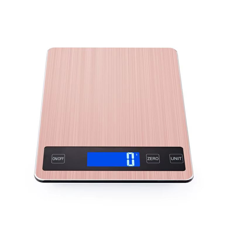 Stainless Steel Kitchen Scale,Greater Goods Gray Food Scale,Digital Display Show Weight in G/KG/LB:OZ/ML/FL.OZ for Cake Baking