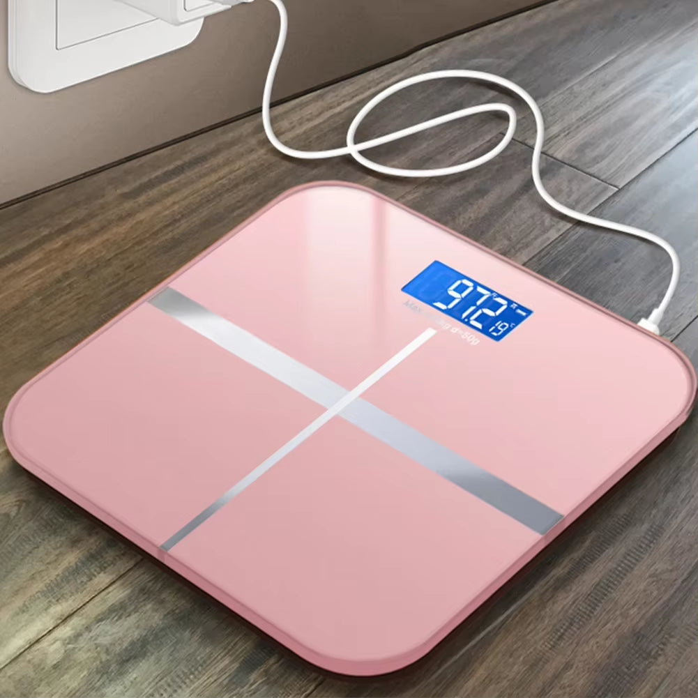 Weight Loss Weighing Device HD Display Digital Body Scale Battery-Powered for Home Office Supplies Room Temperature Measurement