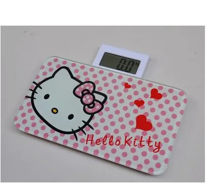 Kitty Household Electronic Scale Weight Scale Body Fat Scale BMI Adult Bathroom Healthy Weight Loss Weighing Body Scale Charging