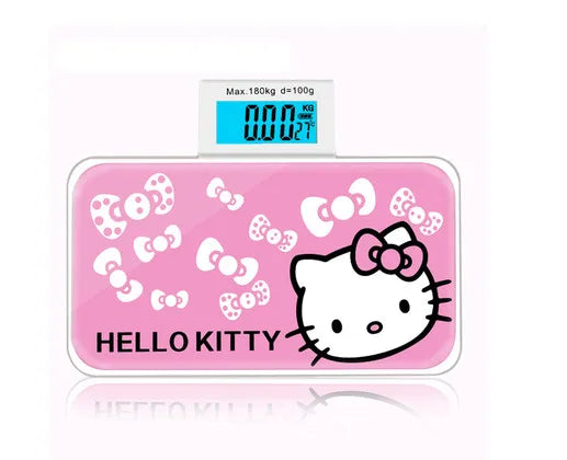 Kitty Household Electronic Scale Weight Scale Body Fat Scale BMI Adult Bathroom Healthy Weight Loss Weighing Body Scale Charging