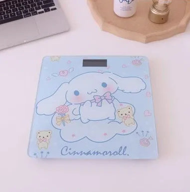 Kitty Household Electronic Scale Weight Scale Body Fat Scale BMI Adult Bathroom Healthy Weight Loss Weighing Body Scale Charging
