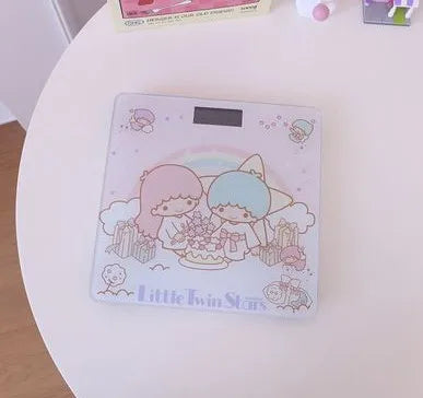 Kitty Household Electronic Scale Weight Scale Body Fat Scale BMI Adult Bathroom Healthy Weight Loss Weighing Body Scale Charging