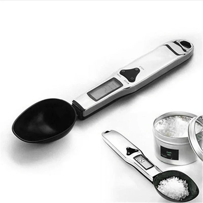 Stainless Steel LCD Digital Scale Measuring Spoon Gram Electronic Spoon Weight Volumn for Food Powder Cooking Baking Drop