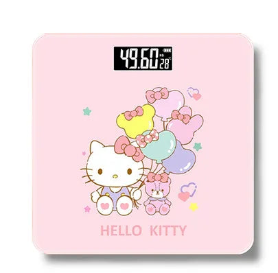 Kitty Household Electronic Scale Weight Scale Body Fat Scale BMI Adult Bathroom Healthy Weight Loss Weighing Body Scale Charging