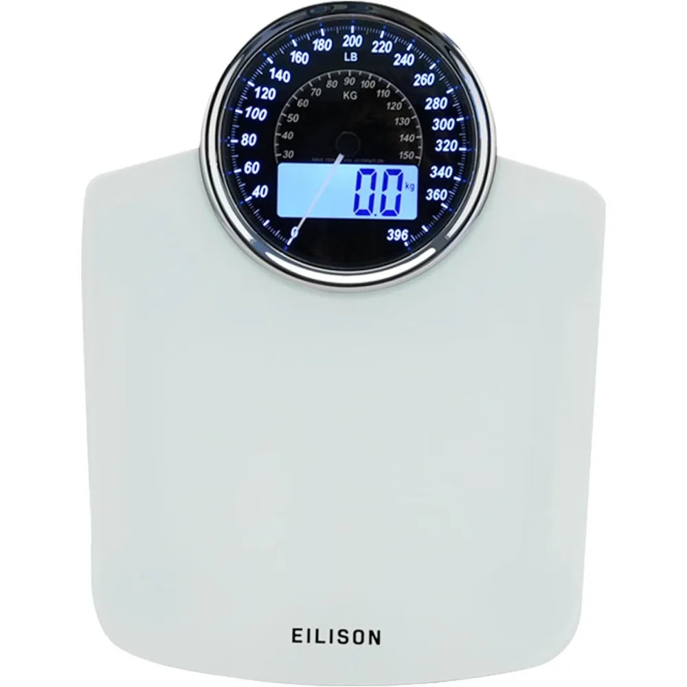 Highly Advance 2-In-1 Digital & Analog Weighing Scale for Body Weight-400Lbs, 4 High Precison GX Sensor Accurate