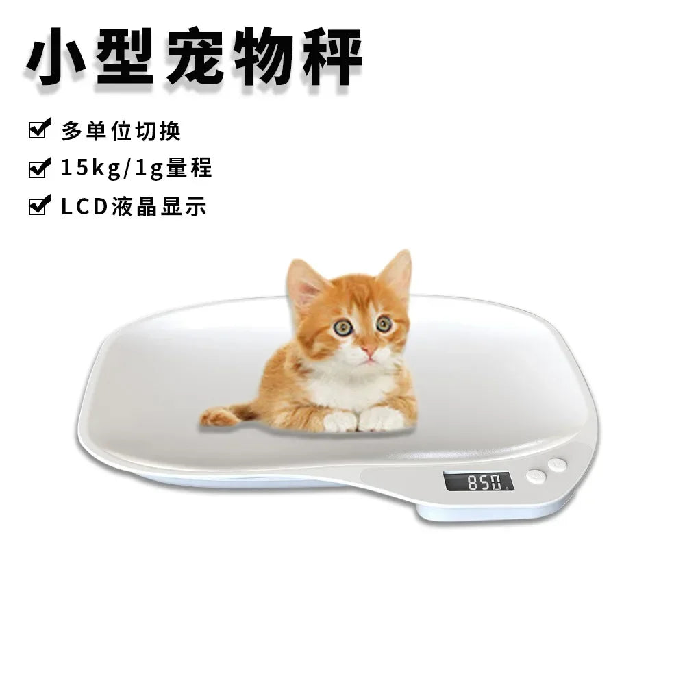 Newborn Pet Scale Tray Baking Kitchen Electronic Scale Pet Weigher Animal Cat Dog Weighing Tools
