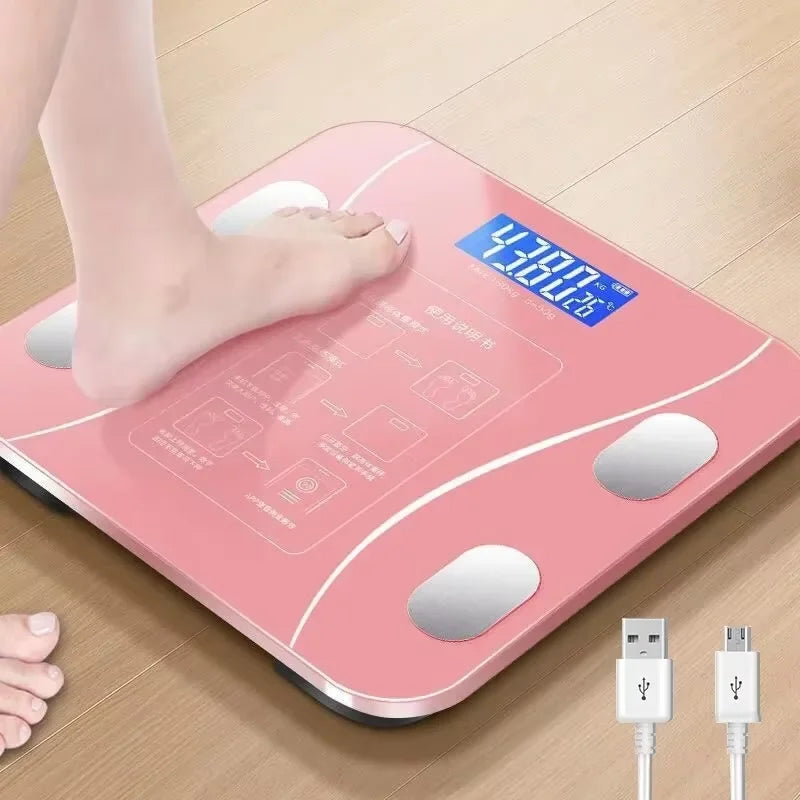 Smart Mode Bluetooth Connected Weight Scale for Accurate Calculation Professional Fitness Management Fat Loss Electronic Scale