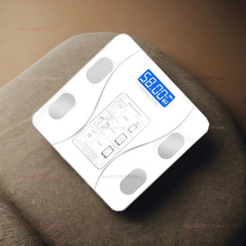 Smart Electronic Body Fat Scale Wireless Body Weight Scale with Fat Measurement Charging for Home Fitness and Health Monitoring