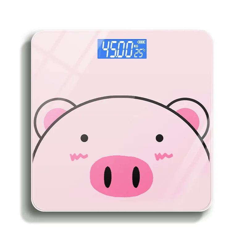 Phone App Connecting Digital Scale Body Weight Gradients Color Bathroom Scale Floor Scales Glass Weighing Scales USB Recharging