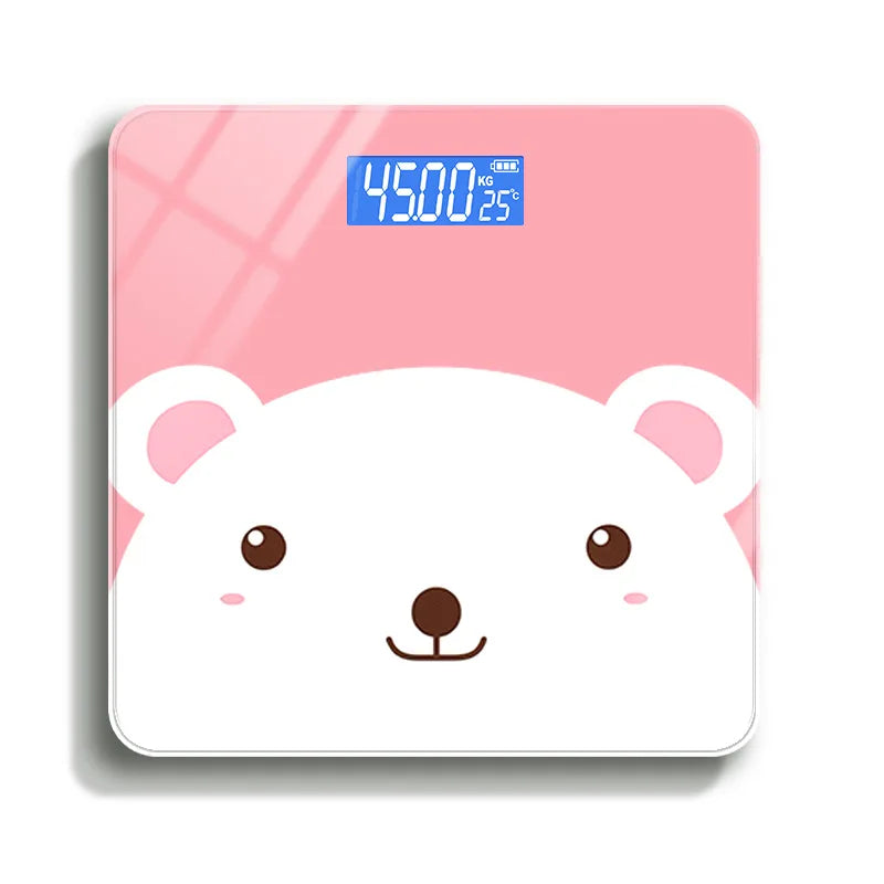 Phone App Connecting Digital Scale Body Weight Gradients Color Bathroom Scale Floor Scales Glass Weighing Scales USB Recharging