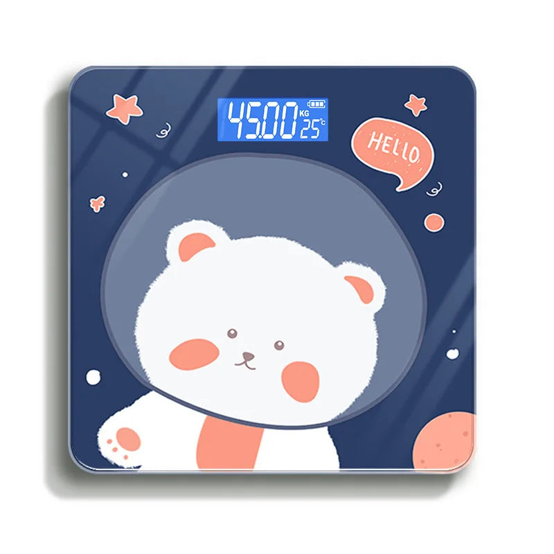 Phone App Connecting Digital Scale Body Weight Gradients Color Bathroom Scale Floor Scales Glass Weighing Scales USB Recharging