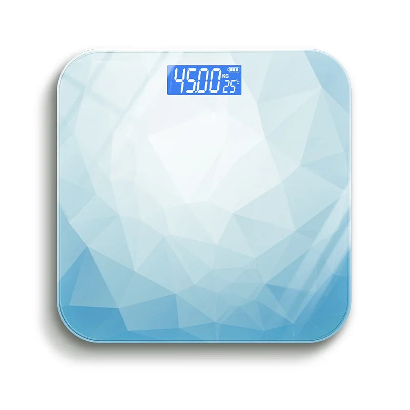 Phone App Connecting Digital Scale Body Weight Gradients Color Bathroom Scale Floor Scales Glass Weighing Scales USB Recharging
