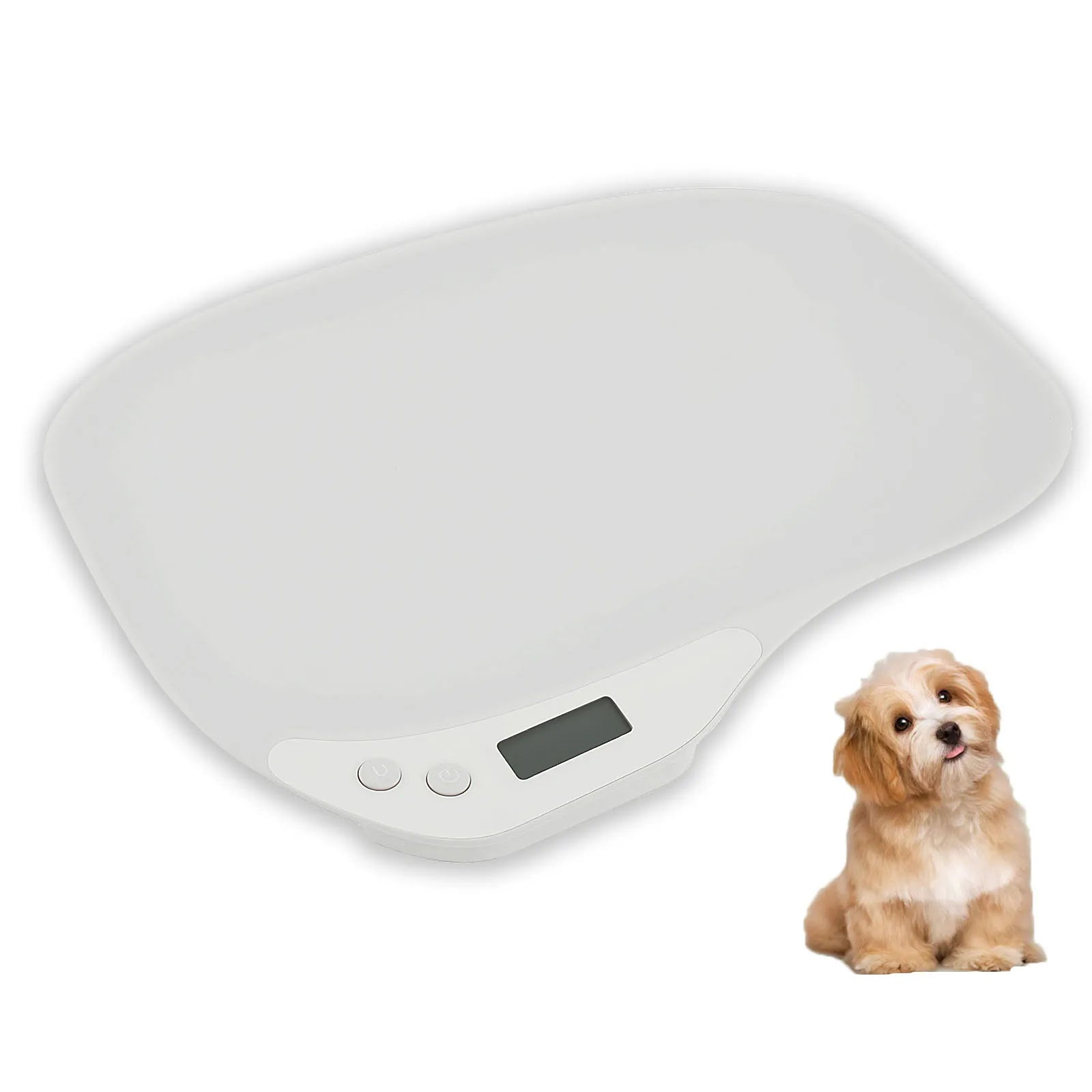 Small Digital Pet Scale Battery Operated LED Display Mini Electronic Pet Weight Scale Electronic Pet Scale Weighing Tool