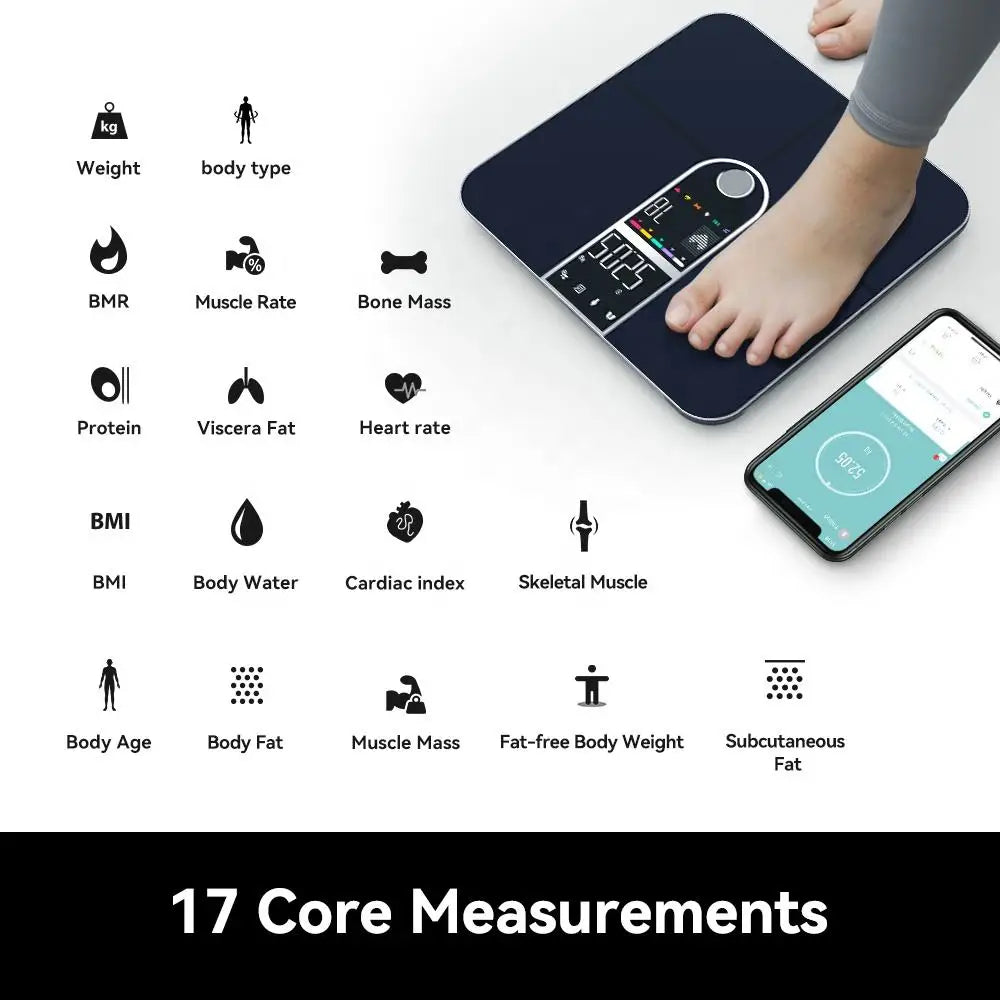 Scales for Bmi Body Weight and Fat Large Display Weight Scale High Accurate Body Fat Scale Digital Bluetooth Bathroom Scale