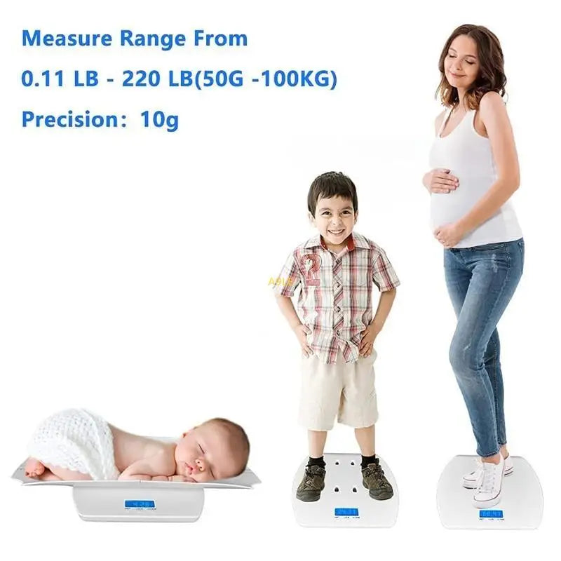 Stable Baby Scale Weight Measuring Tool Toddler Scale with Tare Hold Function