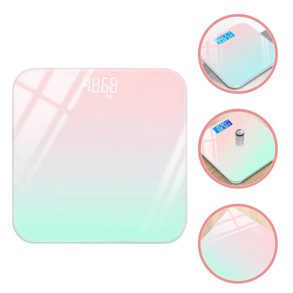 Weighing Scale Digital Infant Scales for Tracking Tempered Glass Bathroom Weight Scale Body Weight Monitor