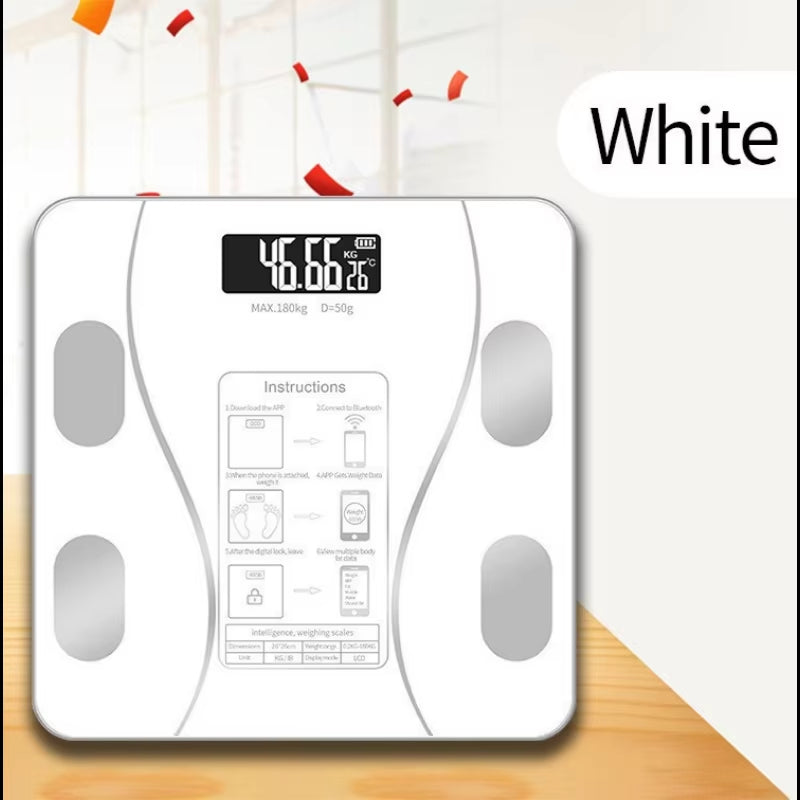  Bluetooth Body Fat & Weight Scale for Home Health Tracking