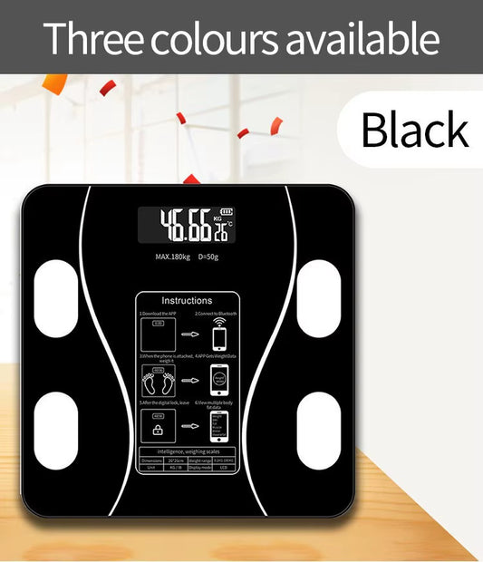  Bluetooth Body Fat & Weight Scale for Home Health Tracking