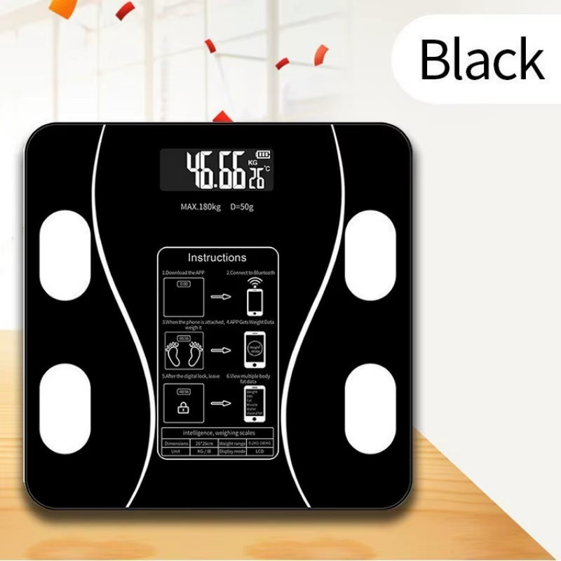  Bluetooth Body Fat & Weight Scale for Home Health Tracking